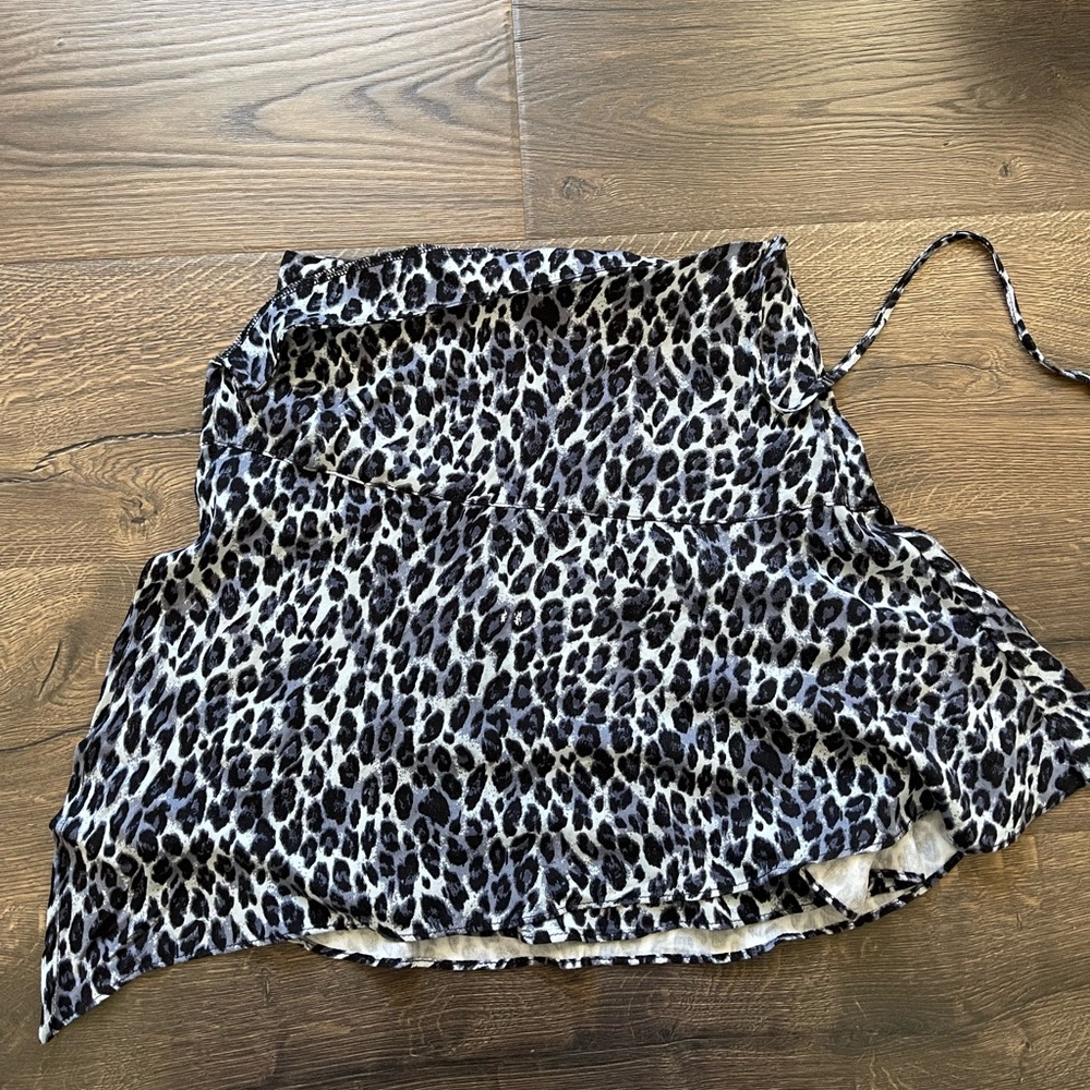 Urban Outfitters Wrap Cheetah Skirt